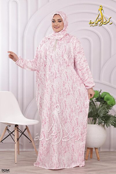 Generies Prayer shawl with a continuous sash, made of viscose fabric, wrinkle...