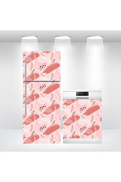 Bigaimaj Самозалепващо фолио за хладилник и миялна машина с мотив Boho Pink I...