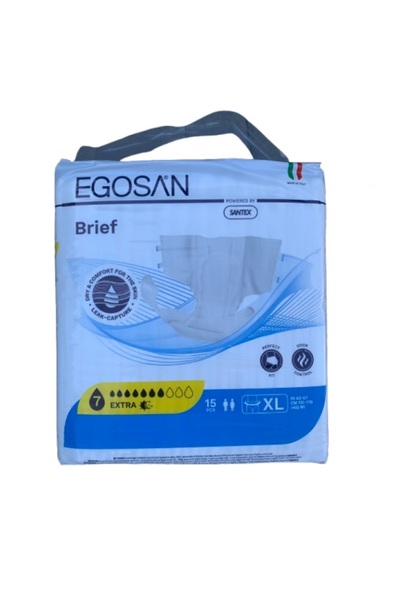 EGOSAN Scutece pentru adulți Extra, Extra Large, absorbție 2800ml, 15 buc.