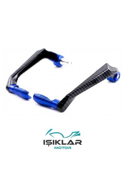 Hsb TVS Raider Manet Koruma Karbon Detaylı Mavi Renk-IMK233