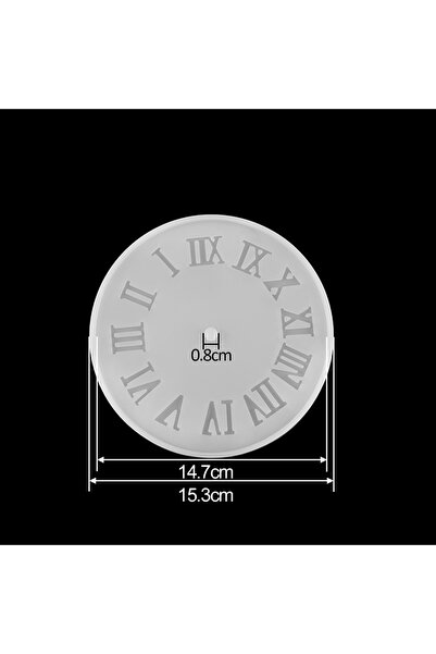Choice7 قالب سيليكون للأرقام الرومانية (قطعة واحدة) والأرقام العربية (قطعة وا...