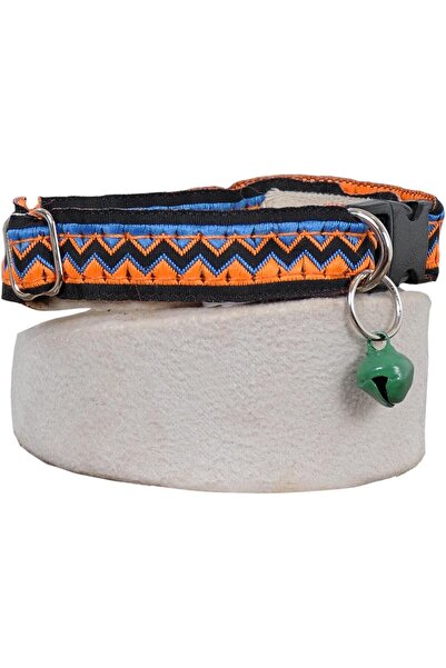 BRF Elizberrasell X-Perk Ethnic Patterned Cat Dog Collar with Bell Cat Collar...