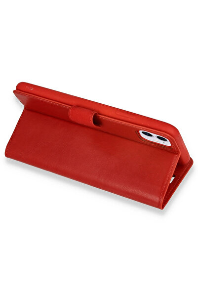 POYRAZ MARKET حافظة Newface لهاتف آيفون 12 ميني تريند S بلس - أحمر