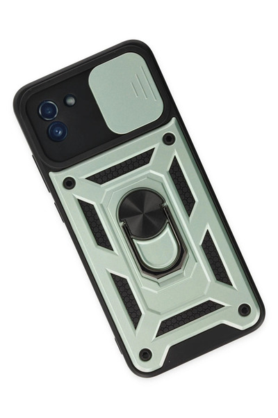 FREEDOM STOREE حافظة نيو فيس لهاتف سامسونج جالاكسي A03 مع حلقة عدسة من السيلي...