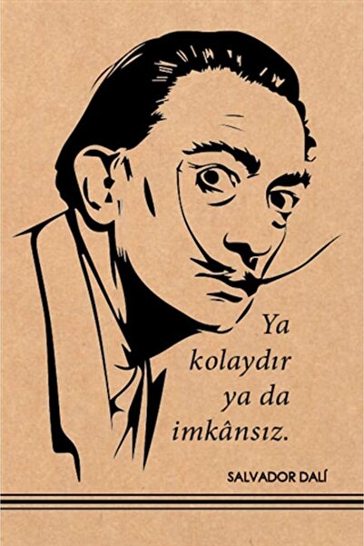 BRF Elizberrasell Salvador Dali - Kraft Notebook 1162345