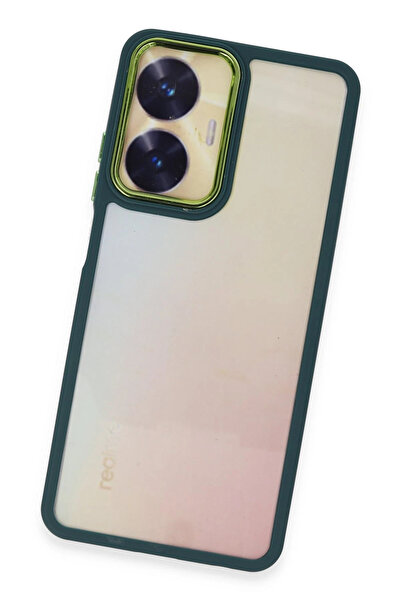 CT STONES غطاء حماية نيو فيس ريلمي C55 - أخضر كاكي