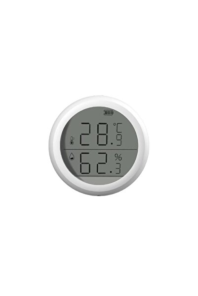 Xenon Smart Akıllı Dijital Termometre Uygulama Denetimli Zigbee İç Mekan Isı ...