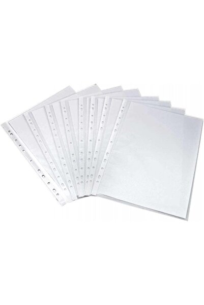 BRF TkDizayn 50 ADET A4 Şeffaf Dosya Föy Poşet Dosya