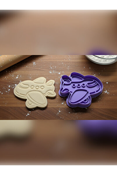 Filkorium3D Airplane Cookie Mold - Airplane Dough Shaper