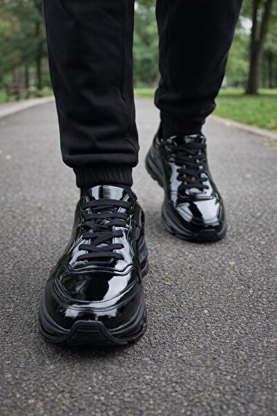 PATRICK CASSA Erkek Hakiki Dana Derisi Chunky Sneaker Kalın Taban Günlük Spor...