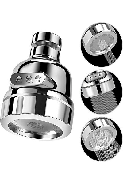 BRF رأس صنبور PazarDunyasi - جهاز صنبور المطبخ المتحرك - رأس صنبور دوار مع فل...