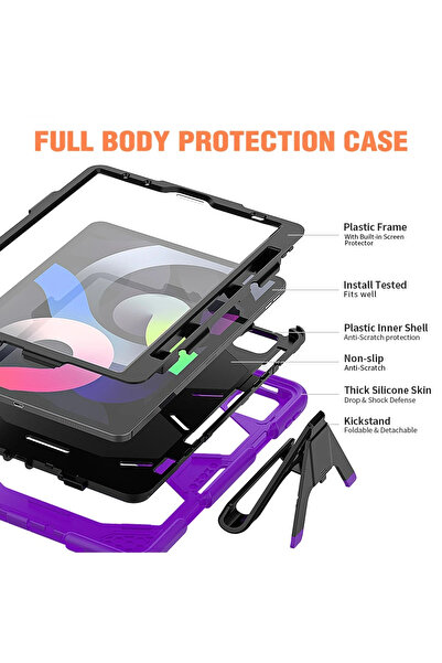 TUBA TOPTAŞ غطاء حماية لجهاز ايباد برو 11 (2020) من نيو فيس - جريفين - أرجواني