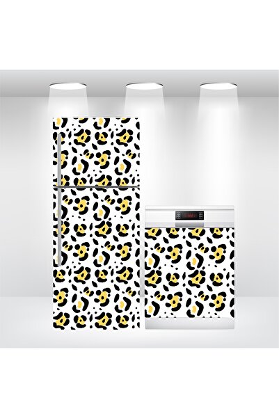 Bigaimaj Самозалепващо фолио за хладилник и миялна машина с мотив пантера IBM...