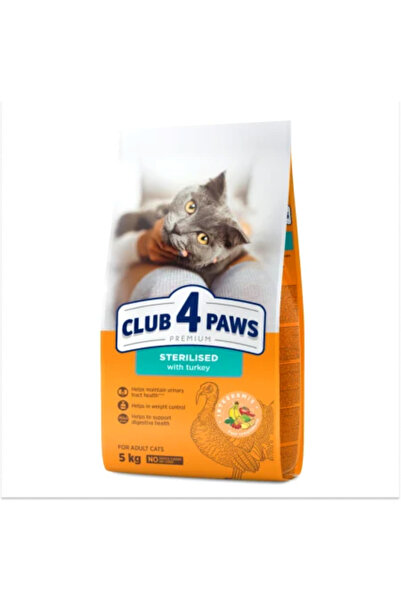 Club4Paws Hrana uscata completa Club 4 Paws pentru pisici sterilizate - Curca...
