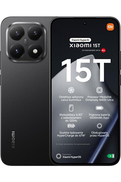 Xiaomi 15T 5G Smartphone 12GB/512GB Black