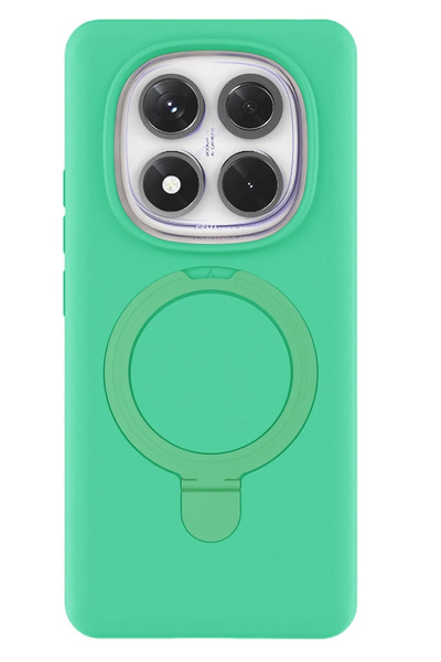 ZEMİRA HOME غطاء حامل ماجسيف الملكي من نيو فيس شاومي ريدمي نوت 14 برو 4G - أخضر