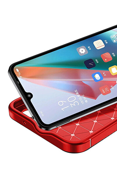 POYRAZ MARKET غطاء حماية سامسونج جالاكسي A06 من نيو فايس - غطاء كربوني بتركيز...