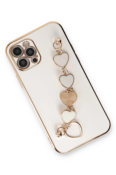 FREEDOM STOREE حافظة نيو فيس لهاتف ايفون 12 برو ماكس من السيليكون - ابيض