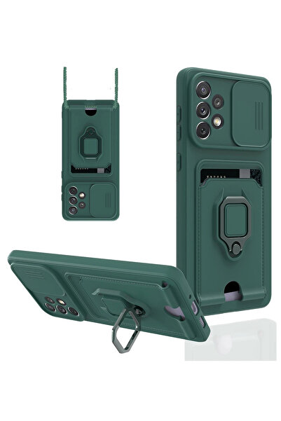 CT STONES حافظة نيو فيس لهاتف سامسونج جالاكسي A53 5G من السيليكون مع بطاقة زي...