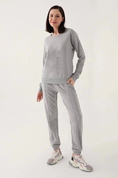 Arnetta Women's Tracksuit - Gray Melange