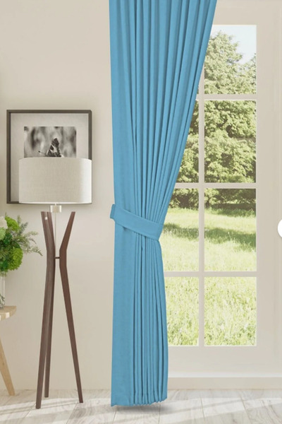 The Rose Ada Fonluk Turquoise Single Wing 1/3 Dense Pleat