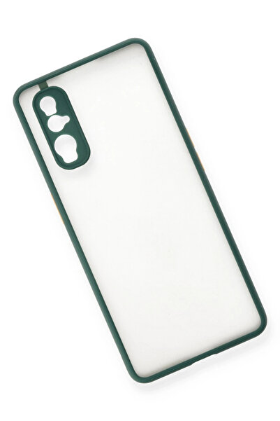 POYRAZ MARKET غطاء حماية سيليكون مونتريال لهاتف اوبو فايند X2 من نيو فيس - أخضر