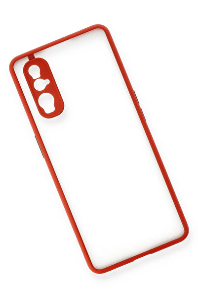 POYRAZ MARKET غطاء حماية سيليكون مونتريال لهاتف اوبو فايند X2 من نيو فيس - أحمر