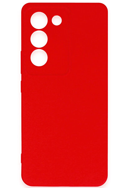 CT STONES حافظة نيو فيس فيفو V30 لايت 4G من السيليكون الأول - أحمر