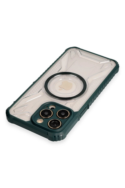 FREEDOM STOREE حافظة Newface لهاتف آيفون 14 برو ماكس براغ مغناطيس سيف - أخضر ...