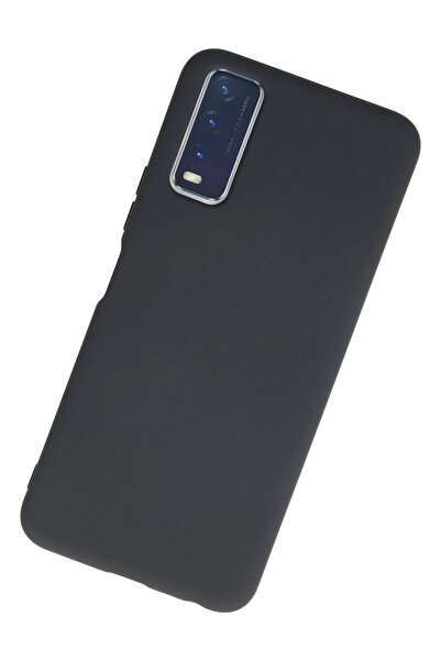 Rubyyavm حافظة نيو فيس لهاتف فيفو Y11S نانو من الداخل سيليكون مخملي - رمادي