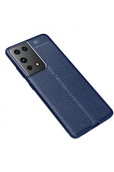 Ş&A BOUTIQE غطاء Newface لهاتف Samsung Galaxy S21 Ultra بتركيز تلقائي - أزرق ...