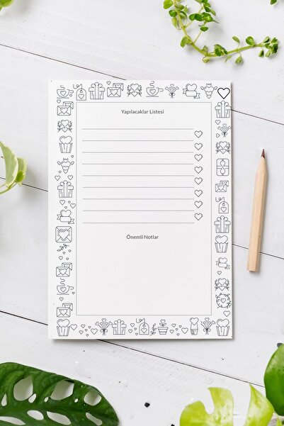 BRF TrendySell Magnetli Buzdolabı üzeri 60 Sayfa 105x148 mm Alışveriş Listesi...