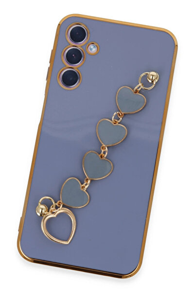 ZEMİRA HOME نيوفيس حافظة سامسونج جالاكسي A24 4G من السيليكون - رمادي