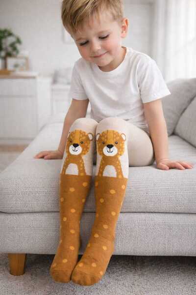 gigigiyim Animal Patterned Boys' Pantyhose
