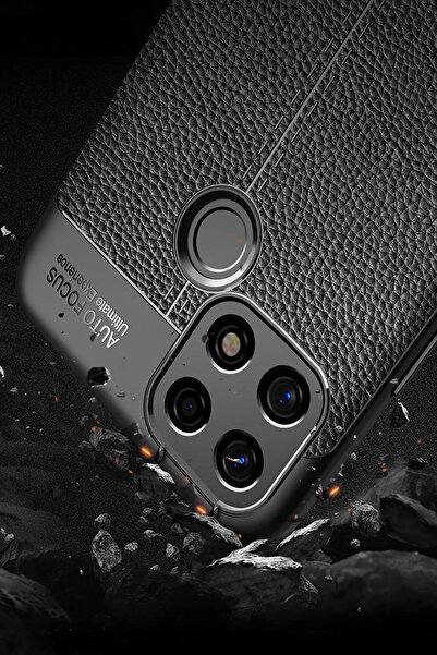 CT STONES غطاء نيوفايس لهاتف اوبو A15 بتركيز تلقائي - أحمر