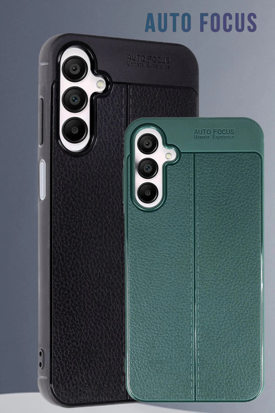 POYRAZ MARKET غطاء Newface لهاتف Samsung Galaxy A25 5G بتركيز تلقائي - أسود