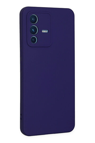 FREEDOM STOREE حافظة Newface Vivo V23 5G من السيليكون المخملي الداخلي - أرجواني