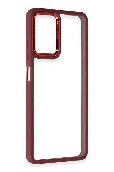 POYRAZ MARKET غطاء حماية نيو فيس ريلمي 10 برو 5 جي - أحمر