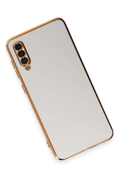 ZEMİRA HOME نيوفيس حافظة سامسونج جالاكسي A50 فوليت سيليكون - أبيض