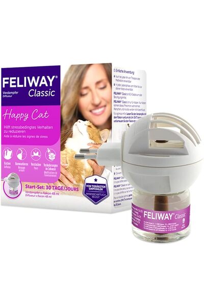 BRF BasciSell FELIWAY Classic 30 günlük feromon buharlaştırıcı başlangıç seti...