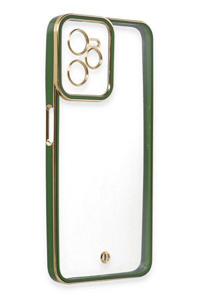 Kazan Hobi حافظة نيو فيس ريلمي C35 من السيليكون لعدسة ليفا - أخضر