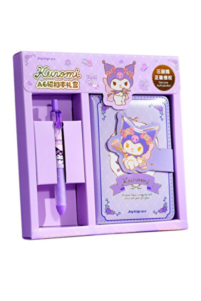 SANRIO مجموعة أدوات مكتبية كورومي (مخطط + قلم حبر جاف) - لوازم مدرسية ومكتبية...