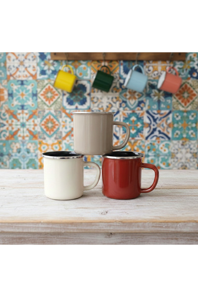 Besa Emaye Cup Set of 3