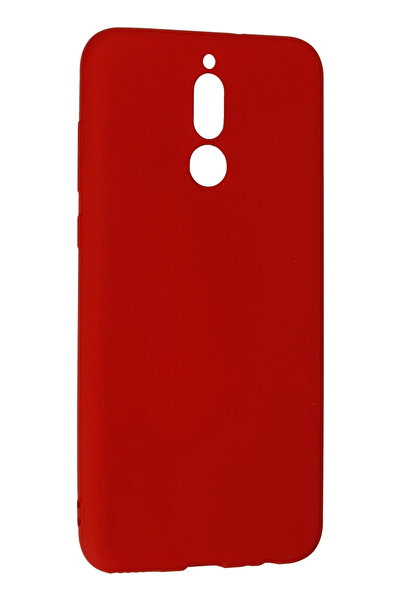 Kazan Hobi حافظة نيو فيس هواوي ميت 10 لايت نانو مخملية من الداخل سيليكون - أحمر