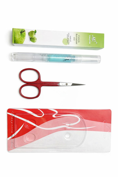Nplus Cuticle care set – Brush-type cuticle revitalizing oil + Manicure scissors