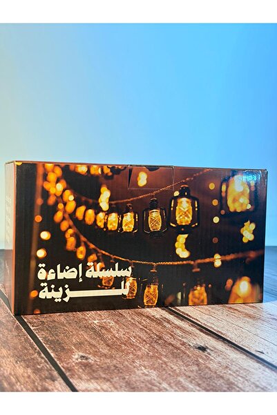 decorationsro سلسلة إضاءة فوانيس LED للزينة – إضاءة دافئة Warm White – ديكور ...