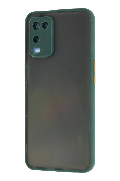 CT STONES غطاء حماية سيليكون مونتريال لهاتف اوبو A54 4G من نيو فيس - أخضر