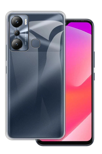 CT STONES حافظة نيو فيس انفينيكس هوت 20i من السيليكون الشفاف الفاخر