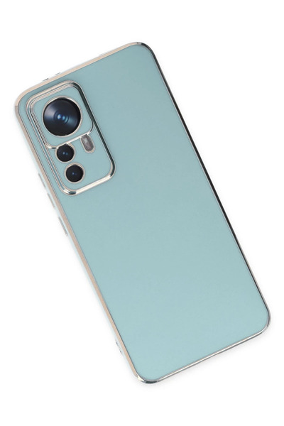 FREEDOM STOREE نيوفيس حافظة هاتف Xiaomi Mi 12T Pro من السيليكون - أخضر فاتح