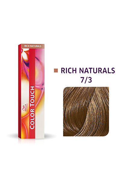 Wella Professionals , Color Touch, Ammonia-Free, Semi-Permanent Hair Dye, 7/3...
